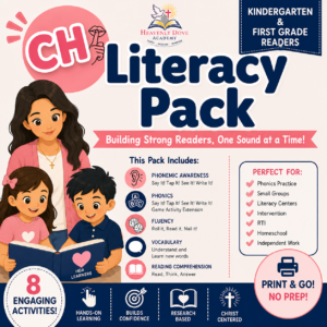 CH Literacy Pack | Kindergarten & 1st Grade Phonics Activities