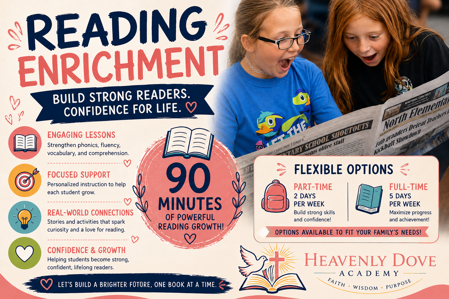 Heavenly Dove Academy Reading Enrichment