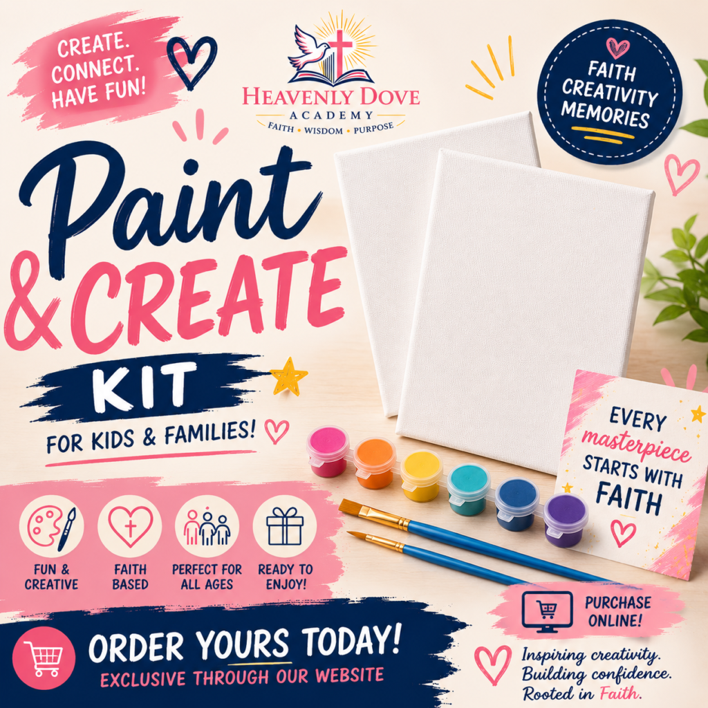 Paint & Create Kit 🎨Blank Canvas